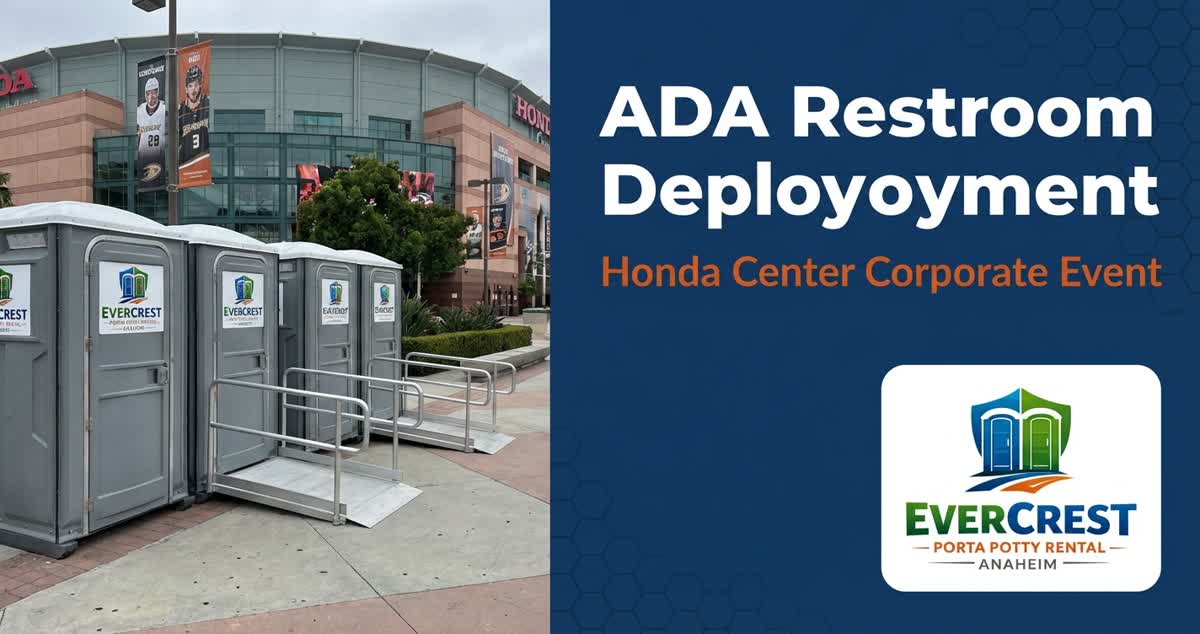 ADA restroom deployment at Honda Center